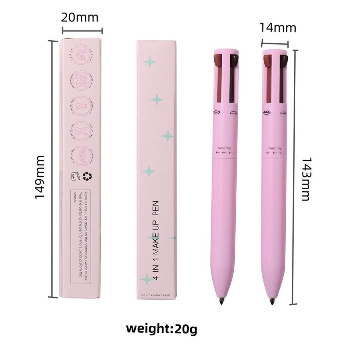 4-in-1 Glam Pen/Makeup Pen